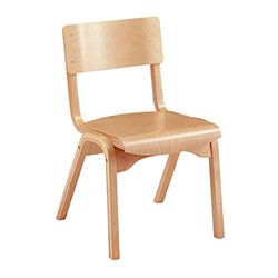 Morleys Heritage Beech Stacking Classroom Chair, 460mm Seat Height