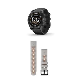 Garmin Instinct 2 Solar Tactical – Rugged GPS Smartwatch with Infinite Battery Life in Smartwatch Mode & QuickFit Band