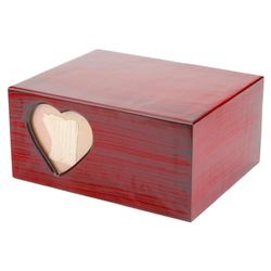 Urns UK träkremeringurna Charlbury 250CI, träbrun, 28 x 22 x 15 cm