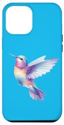 Custodia per iPhone 13 Pro Max Colorato colibrì amante natura grafica