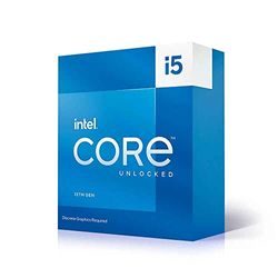 Intel® Core™ i5-13600KF, processore desktop, per sistemi 14 core (6 P-core + 8 E-core) Cache 24 M, fino a 5,1 GHz