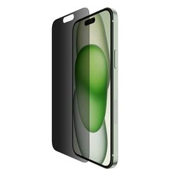 Belkin ScreenForce TemperedGlass Treated Privacy Screen Protector for iPhone 15 Plus & iPhone 14 Pro Max - Slim & Scratch-Resistant - Includes Easy Align Tray for Bubble Free Application