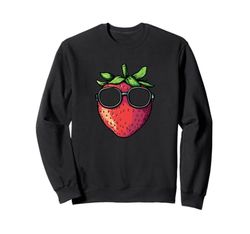 Spectacles Strawberry Fruits Outfit per ragazzi e ragazze Felpa