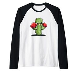 Planta de boxeo para guantes deportivos y amantes de los cactus Camiseta Manga Raglan