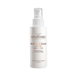 Maternatura, Rinçage Acide pour Cheveux au Géranium Rose, Spray de Rinçage Final aux Acides de Fruits pour Éliminer les Résidus de Calcaire, Prêt à l'Emploi, Bio, Made in Italy - 150 ml