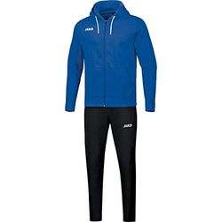 JAKO Base mit Kapuze, Tuta da Jogging. Uomo, Blu Reale, XL