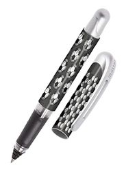 ONLINE ergonomic rollerball pen Goal for school & college grip part for left- and right-handed for standard ink cartridges, refillable pens for beginners, pupils, students