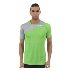Kempa Core 2.0 Shirt Camiseta De Juego De Balonmano, Hombre, Verde Esperanza/Gris Oscuro, 164