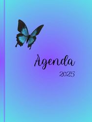 AGENDA 2025 TAPA DURA (76 PAGINAS) con planificador mensual, semanal y diario, su medida 8.5 a 11 pulgadas.: Te motivara a organizarte y te ayudara a alcanzar tus sueños.