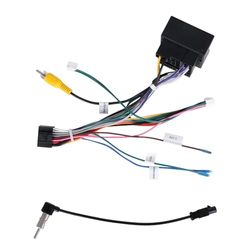 podofo Arnés de cableado de radio de 52 pines para Volkswagen Skoda Jetta Polo Tiguan Golf Touran Passat Power/conector de altavoz/arnés de cables para instalación estéreo de posventa