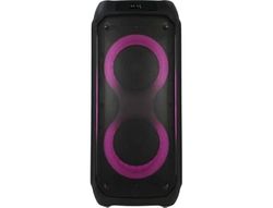 Ibiza - COLUMBA800 - Potente altavoz 2x8"/20cm con batería recargable - Bluetooth, Micro-SD, USB, Aux, 2 MIC IN, 1 GT IN, RCA OUT - TWS - LED multicolor infinito - Mango