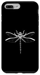 Coque pour iPhone 7 Plus/8 Plus Cadeau d'anniversaire libellule volante pour femmes, hommes, mamans, papas, enfants