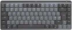 Logitech MX Mechanical Mini Tastiera Retroilluminata Wireless, Switch Tattili Silenziosi, Layout Inglese QWERTY - Grigio