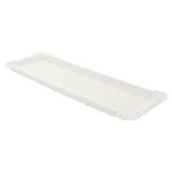 Garcia de pou Barquettes Pour "Hot Dog" 23X8 Cm Blanc Carton - 2500 unités