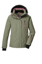 Killtec Ksw 205 Grls - Giacca da sci da bambina, con cappuccio e paraneve