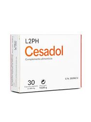 L2PH - Cesadol, Complemento Alimenticio a base de Palmitoiletanolamina y Rhodiola Reose, Antifalmatorio, Antiestrés - 30 Cápsulas