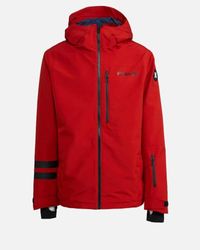 Hurley Outlaw Giacca da Neve, Rosso Reale, XL Uomo