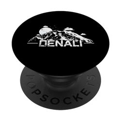 Denali Mount McKinley Montaña Alaska EE.UU PopSockets PopGrip Intercambiable