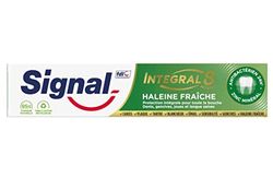 Signal Integral 8 Pasta de Dientes Frescor integral combate el mal aliento y la placa bacteriana, 75 ml