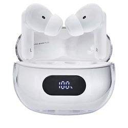 Intenso Buds Plus TWS True Wireless T312AE - Auriculares con cancelación Activa de Ruido, ENC, Bluetooth y hasta 25 Horas de reproducción de música, Color Blanco