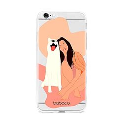 ERT GROUP mobiltelefonfodral för Iphone 6 PLUS originalt och officiellt licensierat Babaco mönster Dogs 005 optimalt anpassad till formen på mobiltelefonen, gedeeltelijk transparant