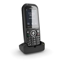 Snom M70 Téléphone Fixe Sans Fil DECT - Combiné Robuste Avec Bluetooth, Alarme Et Écran Couleur - Résistant Aux Chutes Jusqu'à 2m - Idéal Pour Bureau, Entrepôt, Extérieur - 200h Autonomie
