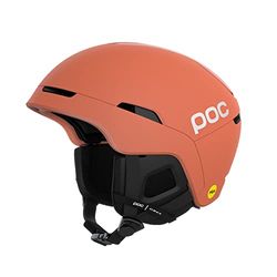 POC Obex MIPS - Lichte ski- en snowboardhelm voor optimale bescherming op en buiten de piste, Lt Agate Red Matt, M-L (55-58cm)