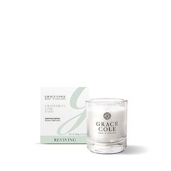 Grace Cole Grapefruit Lime & Mint Luxurious Sented Candle up to 40 Hours of Burn Time - Essential Oils - Vegan and Cruelty Free, No SLS or Parabens - Made in England
