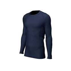 ELITE 0284 - Camiseta de manga larga (tejido elástico de 250 g/m², tamaño mediano), color azul marino