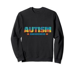 Autism Awareness Acceptance Its OK To Be Different Adult Kid Sweatshirt