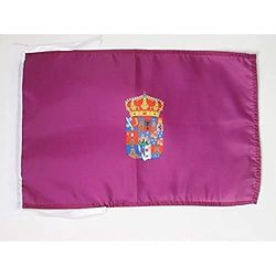 BANDIERA PROVINCIA SPAGNOLA DI GUADALAJARA 45x30cm - BANDIERINA GUADALAJARA - CASTIGLIA-LA MANCIA 30 x 45 cm cordicelle - AZ FLAG