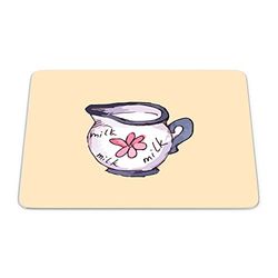 Bonamaison, Rectangle Pop Art Digital Printed Mouse Pad, Non-Slip Base, for Office and Home, Size: 22 x 18 cm