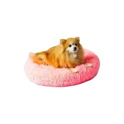 GO GIFT Huisdierenbed, XL, roze, 80 x 10 x 80 cm