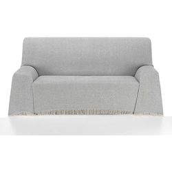 ECOMMERC3 | Multipurpose Bedspread Size 230 x 260 cm for Sofa or Bed – Multi-purpose Foulard Extra Soft Touch Grey