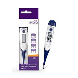 Scala SC 1501 Azur Flex Speed 10 sek. Termometr cyfrowy, gorączka ciała, dzieci i dorosłych, pomiar doustny nicy pachowej
