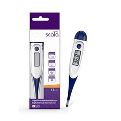 Scala SC 1501 Azur Flex Speed 10 Sec. Digitale thermometer, lichaamskoorts, kinderen en volwassenen, orale meting, rechthoekig, axiaal