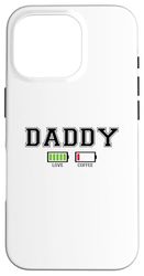 Dad Powered By Love Fueled By Coffee Custodia per iPhone 16 Pro