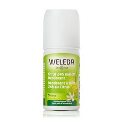 Weleda Deo Roll-on Limone, deodorante roll senza sali d'alluminio dal vivace e fresco profumo di limone, per 24h di efficacia e protezione, facile da applicare (1X50 ml)