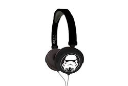 Lexibook HP015SW Star Wars Rey Poe Finn BB-8 stereo hoofdtelefoon, kindvriendelijke kracht, opvouwbaar en instelbaar, zwart/wit