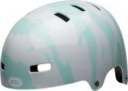 Bell Unisex Jeugd Span Fietshelm Gloss Ravine White/Blue, S