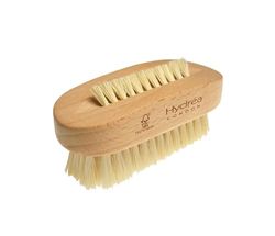 Hydréa London Premium & Stylish Dual sided Nail Brush with Natural Bristles (Medium Strength) FSC Certified Beechwood