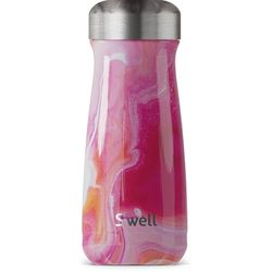 S'well Traveler Drinks Bottle, Rose Agate, 470Ml, Bottiglia da Viaggio Isolata Sottovuoto per Mantenere le Bevande Fredde e Calde, Borraccia in Acciaio Inox Senza Bpa