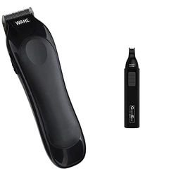 Wahl Mini Pro Cordless Trimmer, Men’s Beard Trimmer, Mini Hair Trimmers for Men, Stubble Trimming & GroomEase by Wahl Ear and Nose Trimmer