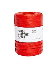 Wool and the Gang Ra Ra Raffia, Bardot Red (222), 100g