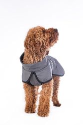 HKM Abrigos para Perros Buddy Gris Oscuro L