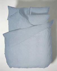 Bianca Plain Dyed Denim Parure de lit 150 cm 100% Coton Percale