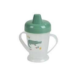 BABY DOUCEUR, druppelvrije beker met handgrepen, 225 ml, Crocodile Savane