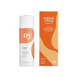 Hidratante Oy Clear Skin de Green People - Orgânico para pele jovem adolescente - livre de para-brisas e álcool - vegan, 50 ml