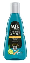 Guhl Men 3-in-1 Fresh & Care Shampoo - Contents: 250 ml - For Hair, Body and Face - Hair Type: Normal