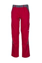 Planam Bundhose MG Pantalón Highline, Talla 52, en Rojo/Pizarra/Negro, Hombre